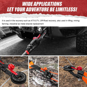 X-BULL Soft Shackle Synthetic Rope Recovery Snatch Ring /Recovery Hitch Receiver V211-AUEB-SSR001/AUEB-XBRK013
