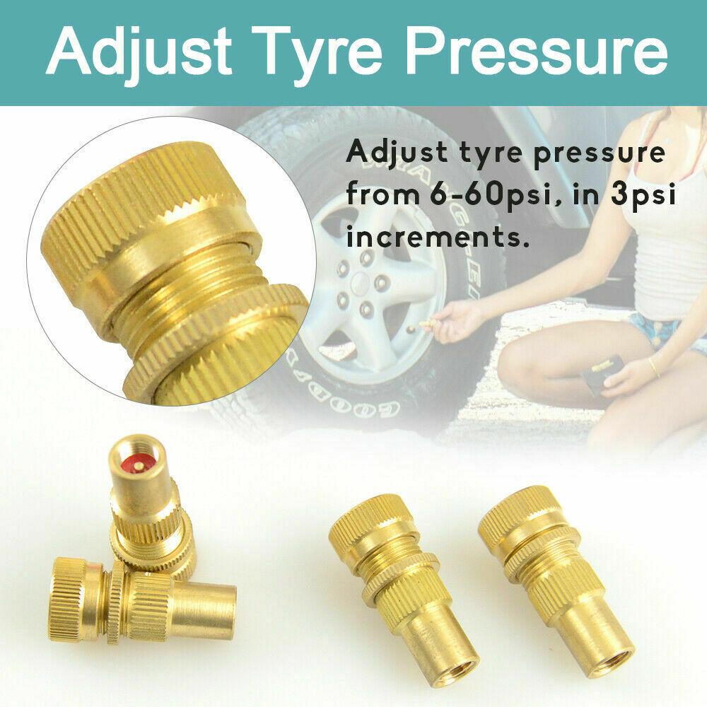 X-BULL Tyre Deflators Brass Air Deflator 0-60 PSI Tire Valve Core Tool Automatic V211-AUEB-TD001