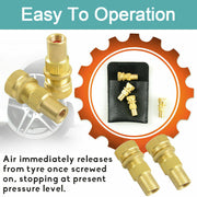 X-BULL Tyre Deflators Brass Air Deflator 0-60 PSI Tire Valve Core Tool Automatic V211-AUEB-TD001