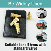 X-BULL Tyre Deflators Brass Air Deflator 0-60 PSI Tire Valve Core Tool Automatic V211-AUEB-TD001