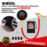 X-BULL Digital tire pressure gauge 250PSI Tyre Air Pressure Car Motorcycle LED V211-AUEB-TG005S