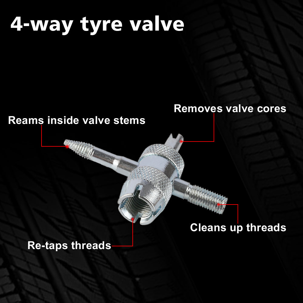 X-BULL Tyre Deflators Tire Automatic 4WD Pressure Gauge 4 Brass Deflator V211-AUEB-TG005TD001
