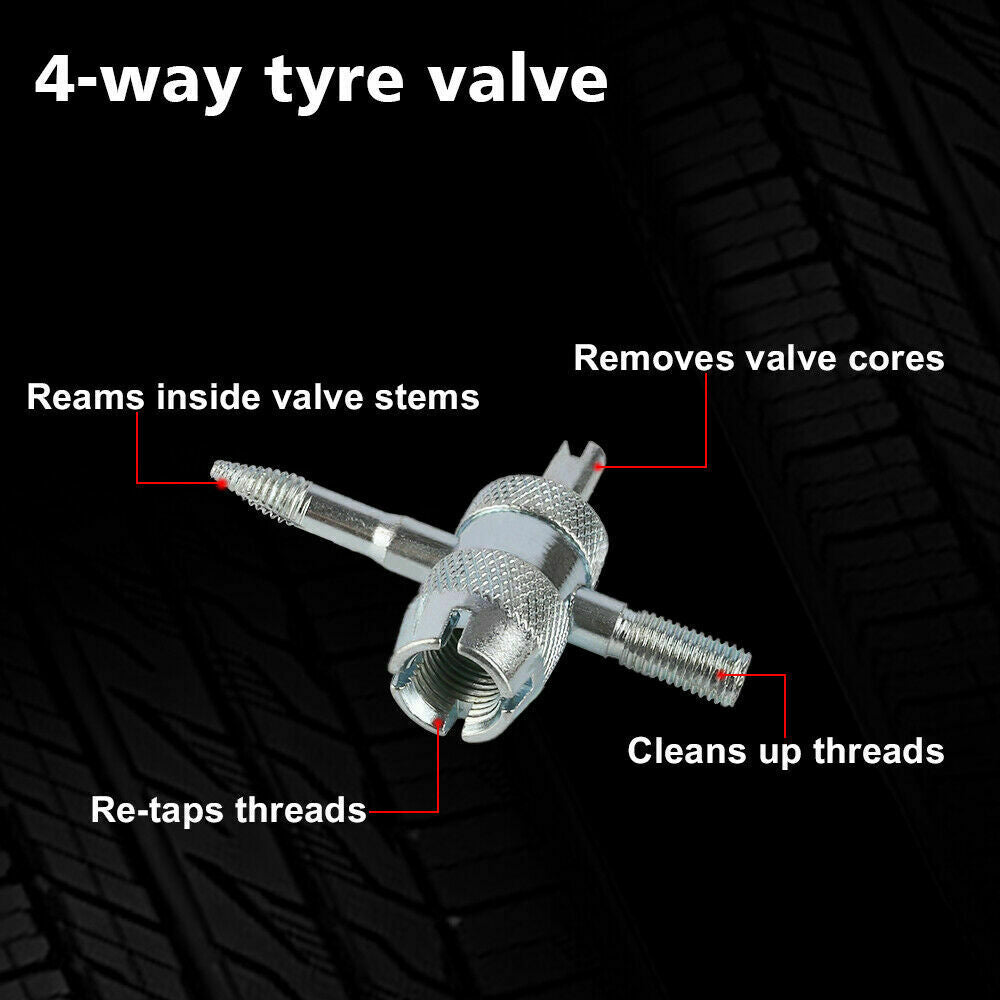 X-BULL Tyre Deflator Tire Air Deflators Rapid With Pressure Gauge Valve Tool 4WD V211-AUEB-TG005