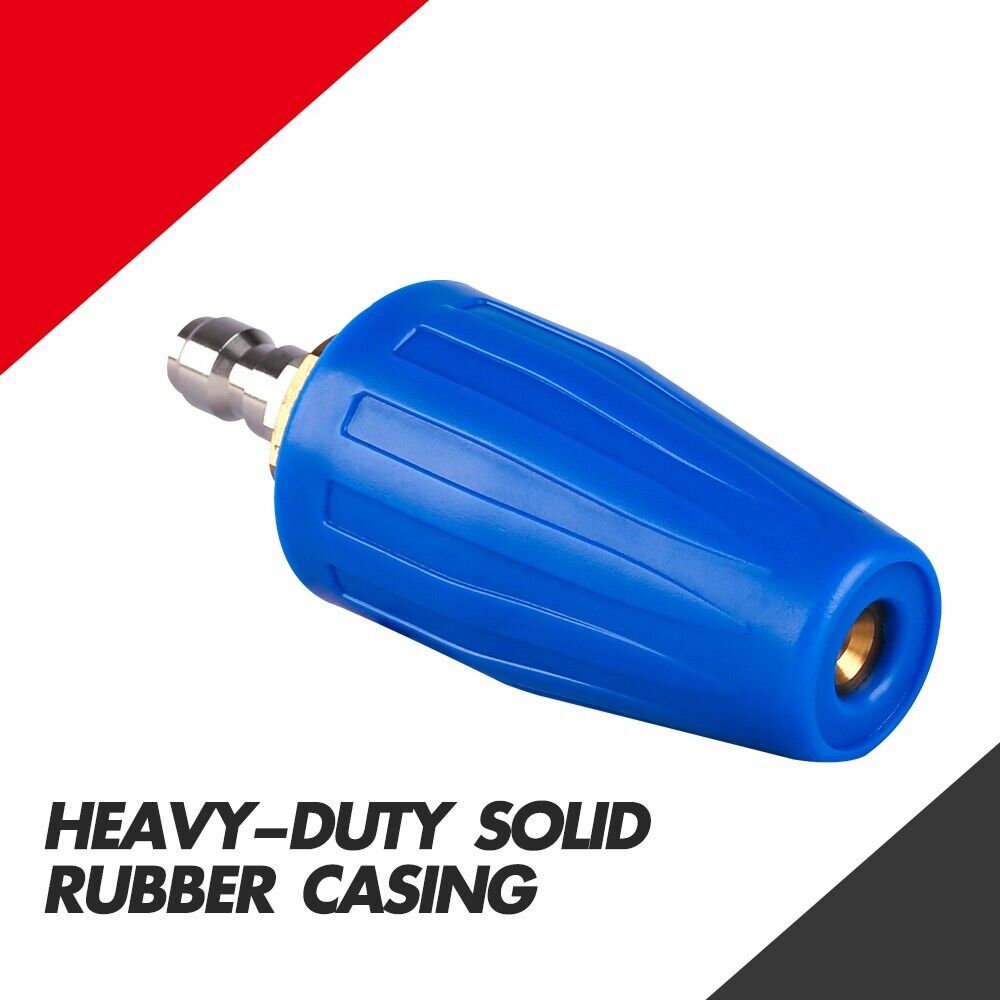 X-BULL Pressure Washer Turbo Nozzle Head 4000PSI High Cleaner 1/4BSP V211-AUEB-WC005