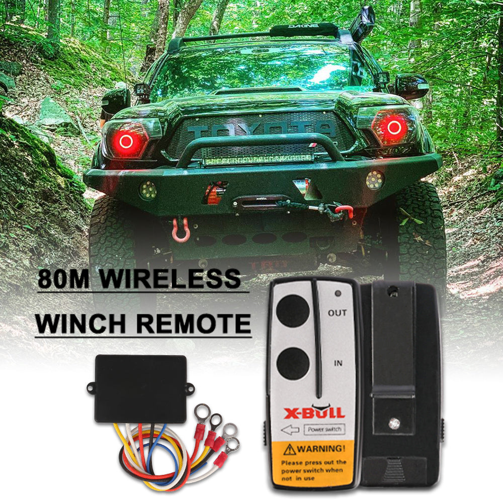 X-BULL Winch Solenoid Relay 12V 500A Winch Controller Twin Wireless Remote4WD4x4 V211-AUEB-WP004013
