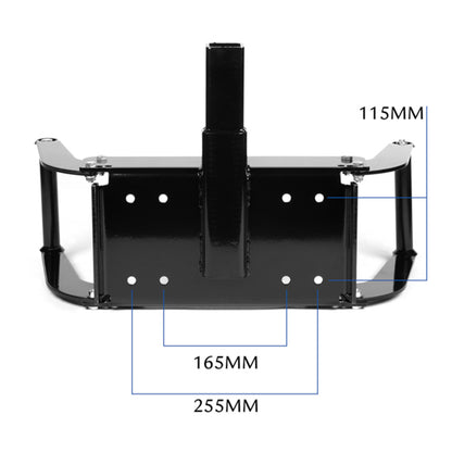 X-BULL Winch Cradle Mounting Plate Bracket Foldable Steel Bar Truck Trailer 4WD Universal For 9000 10000 V211-AUEB-WP009