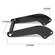 X-BULL Winch Cradle Mounting Plate Bracket Foldable Steel Bar Truck Trailer 4WD Universal For 9000 10000 V211-AUEB-WP009
