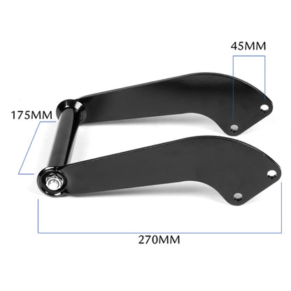 X-BULL Winch Cradle Mounting Plate Bracket Foldable Steel Bar Truck Trailer 4WD Universal For 9000 10000 V211-AUEB-WP009