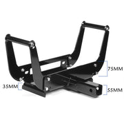 X-BULL Winch Cradle Mounting Plate Bracket Foldable Steel Bar Truck Trailer 4WD Universal For 9000 10000 V211-AUEB-WP009