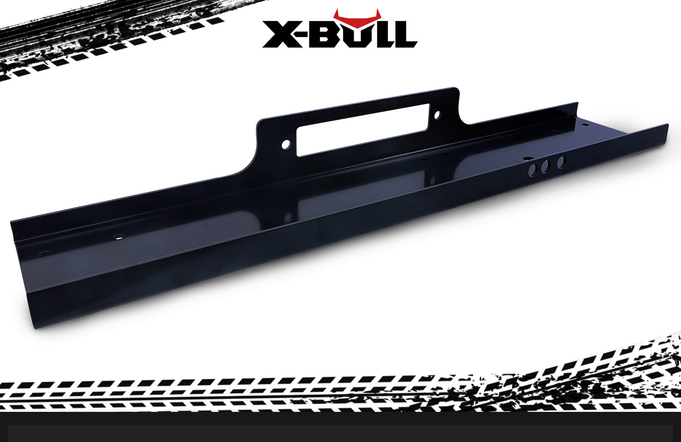 X-BULL Winch Mounting Plate Cradle 8000-13000lbs New Universal Truck TrailerATV V211-AUEB-WP010