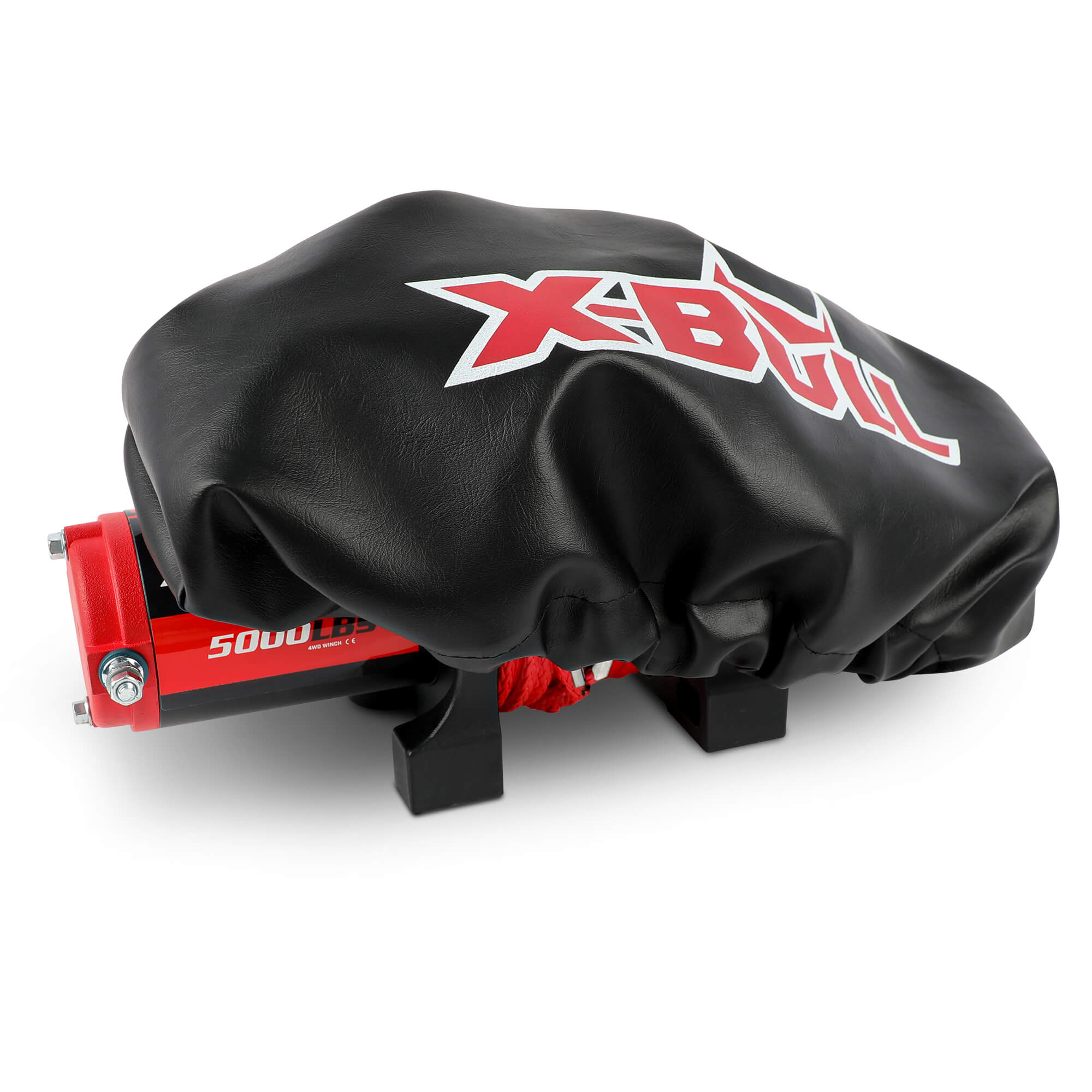 X-BULL Waterproof Winch Cover Black Soft Dust Fit 2000-5000LBS Winch V211-AUEB-WP012