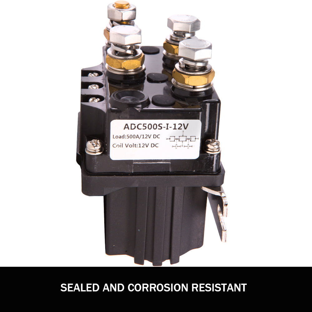 X-BULL Winch Solenoid Relay Controller 500A DC Switch 4WD 9500LBS-17000LBS 4x4 V211-AUEB-WP013