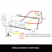 X-BULL Winch Solenoid Relay Controller 500A DC Switch 4WD 9500LBS-17000LBS 4x4 V211-AUEB-WP013