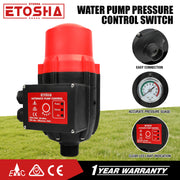 ETOSHA Water Pressure Pump Controller Auto Switch Control Electric BLACK V211-AUEB-WPC002
