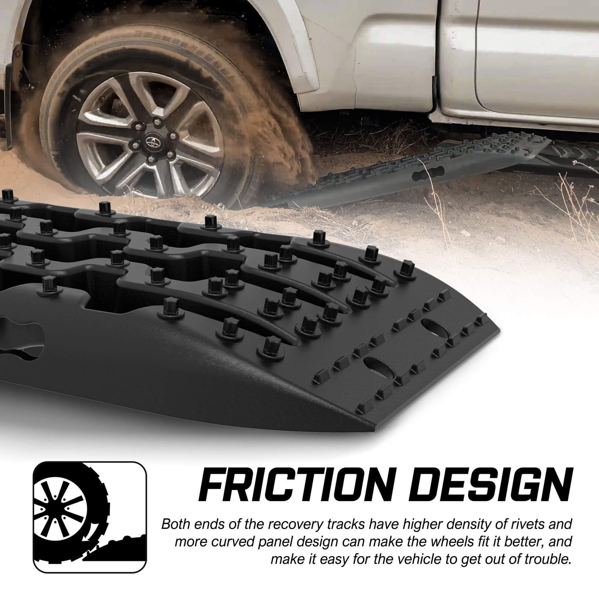 X-BULL Recovery tracks Sand tracks KIT Carry bag mounting pin Sand/Snow/Mud 10T 4WD-black Gen3.0 V211-AUEB-XB001