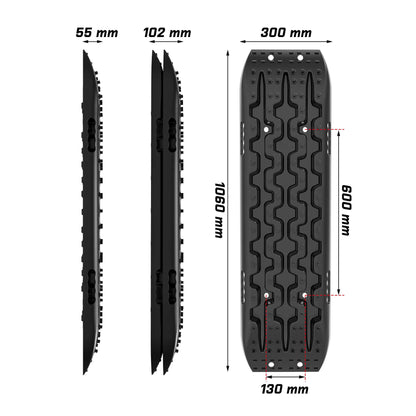 X-BULL Recovery tracks Sand tracks KIT Carry bag mounting pin Sand/Snow/Mud 10T 4WD-black Gen3.0 V211-AUEB-XB001