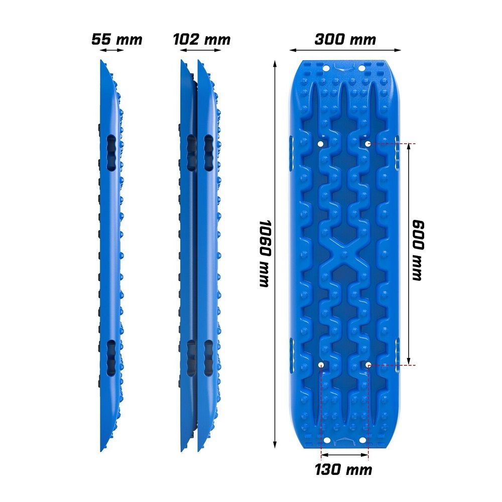 X-BULL Recovery tracks Sand tracks KIT Carry bag mounting pin Sand/Snow/Mud 10T 4WD-BLUE Gen3.0 V211-AUEB-XB003