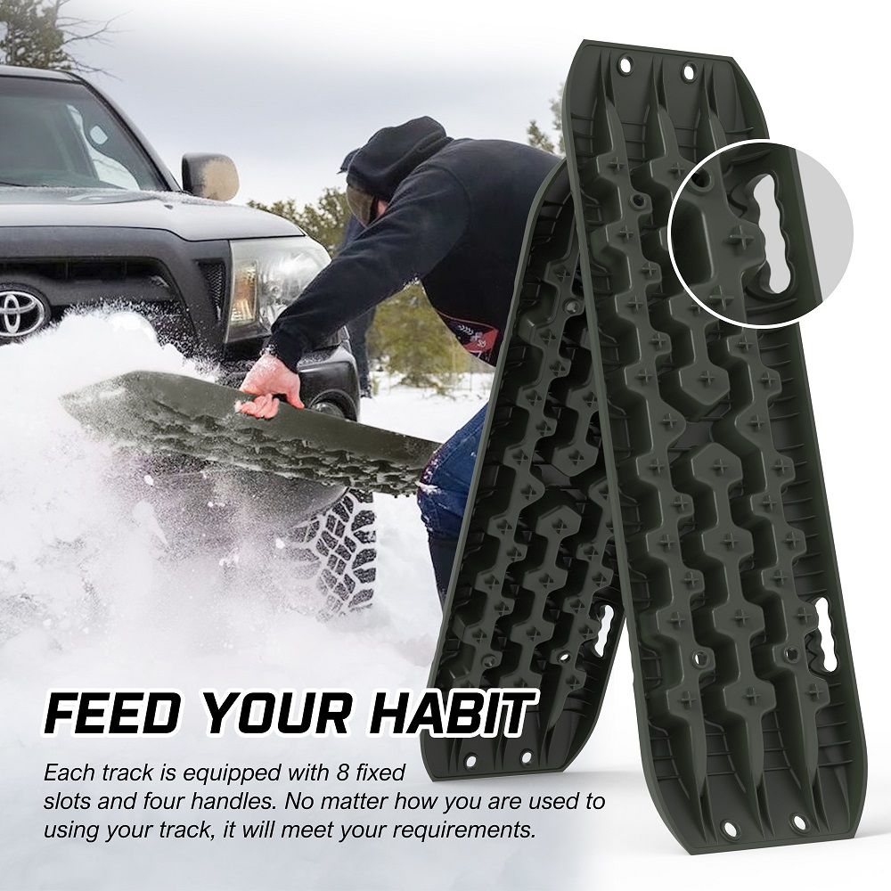 X-BULL Recovery tracks Sand tracks KIT Carry bag mounting pin Sand/Snow/Mud 10T 4WD-OLIVE Gen3.0 V211-AUEB-XB007