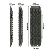 X-BULL Recovery tracks Sand tracks KIT Carry bag mounting pin Sand/Snow/Mud 10T 4WD-OLIVE Gen3.0 V211-AUEB-XB007
