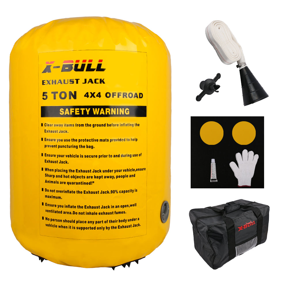 X-BULL Air Jack Recovery Exhaust Jack Kits 5T Air Bag Multi Layer Truck Rescue V211-AUEB-XBAT004