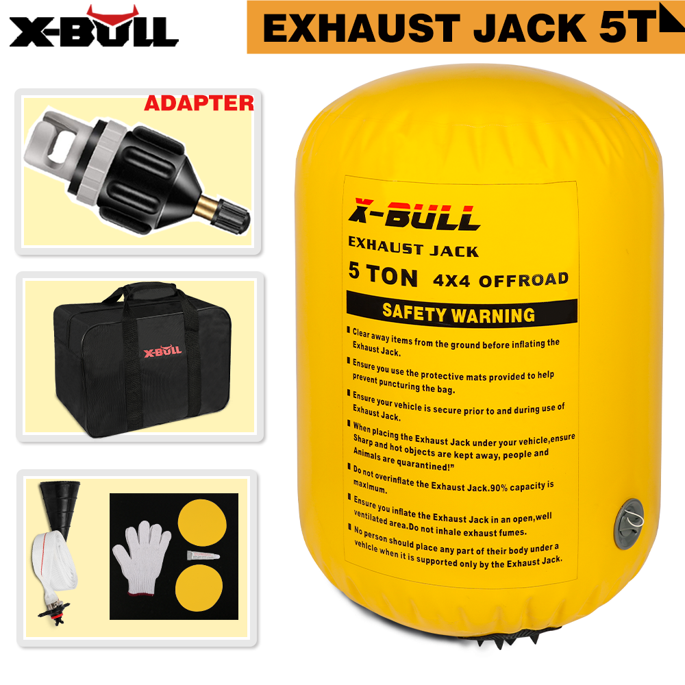 X-BULL Air Jack Recovery Exhaust Jack Kits 5T Air Bag Multi Layer Truck Rescue V211-AUEB-XBAT004