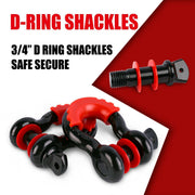 X-BULL Winch Recovery Kit Recovery tracks /Snatch Strap Off Road 4WD V211-AUEB-XBRK011ST004