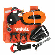 X-BULL Winch Recovery Kit 11PCS 4WD 4x4 Pack Off Road Snatch Strap Essential V211-AUEB-XBRK011