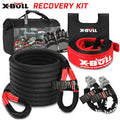 X-BULL Recovery Kit 4X4 Off-Road Kinetic Rope Snatch Strap Winch Damper 4WD13PCS V211-AUEB-XBRK013