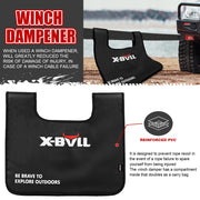 X-BULL Recovery Kit 4X4 Off-Road Kinetic Rope Snatch Strap Winch Damper 4WD13PCS V211-AUEB-XBRK013