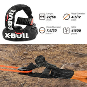 X-BULL 4WD Recovery Kit Snatch Strap Soft Shackles Folding Shovel Survival 4X4 V211-AUEB-XBRK016FS001