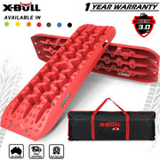 X-BULL Recovery tracks Sand tracks 2pcs 10T Sand / Snow / Mud 4WD Gen 3.0 - Red V211-AUEB-XBRT006-N