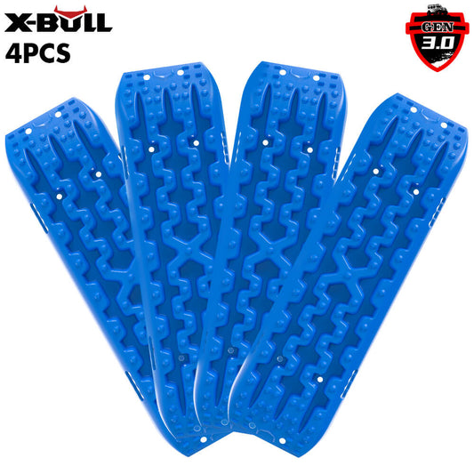 X-BULL Recovery tracks Mud Snow / Sand tracks / Grass 4X4 Caravan 2pairs 4WD Gen 3.0 - Blue V211-AUEB-XBRT008