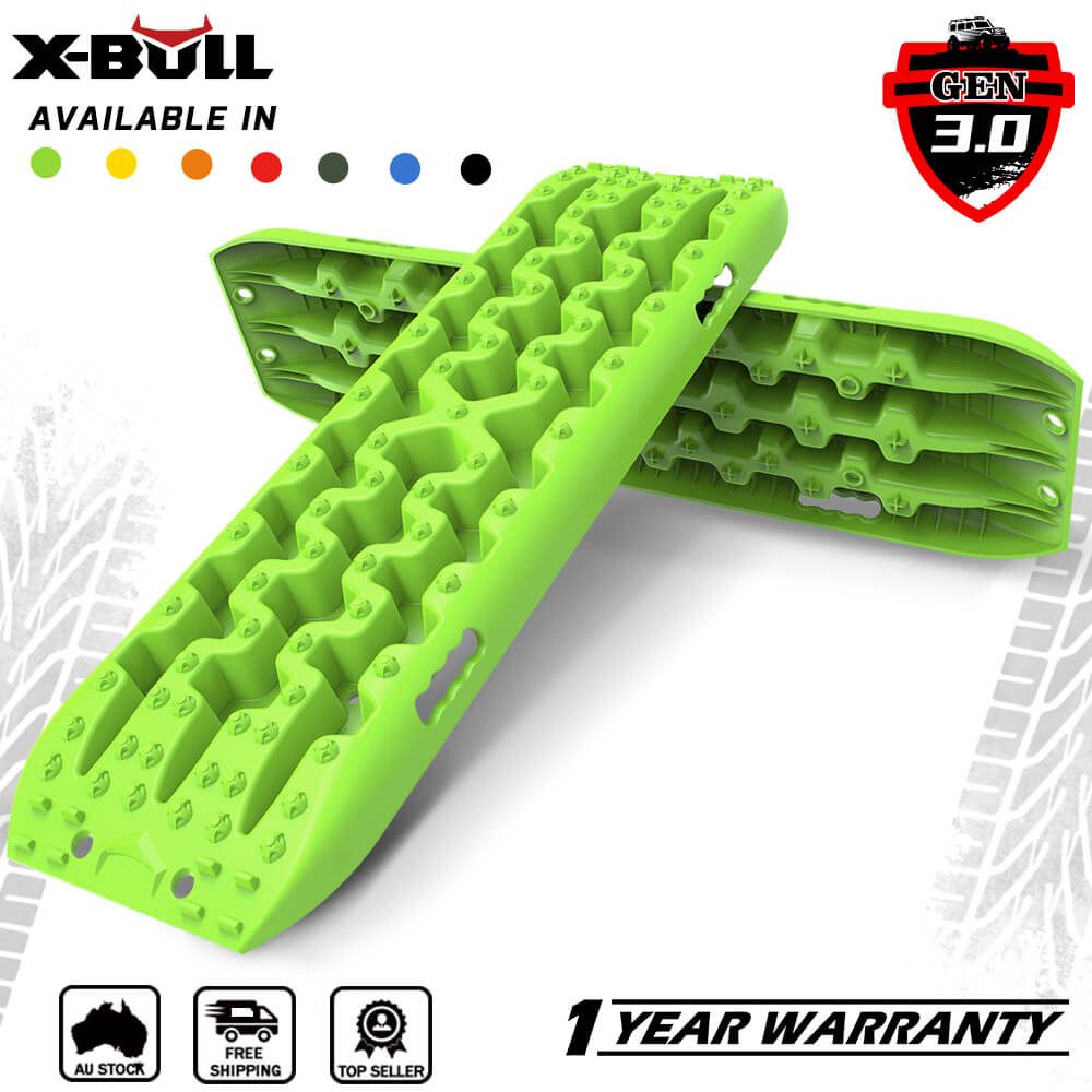 X-BULL Recovery tracks Sand tracks 2pcs Sand / Snow / Mud 10T 4WD Gen 3.0 - Green