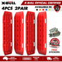 X-BULL Recovery tracks 10T Sand Mud Snow 2 pairs Offroad 4WD 4x4 2pc 91cm Gen 2.0 - red V211-AUEB-XBST001-2
