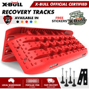 X-BULL Recovery tracks Sand Trucks Offroad With 4PCS Mounting Pins 4WD Gen 2.0- red V211-AUEB-XBST001-P