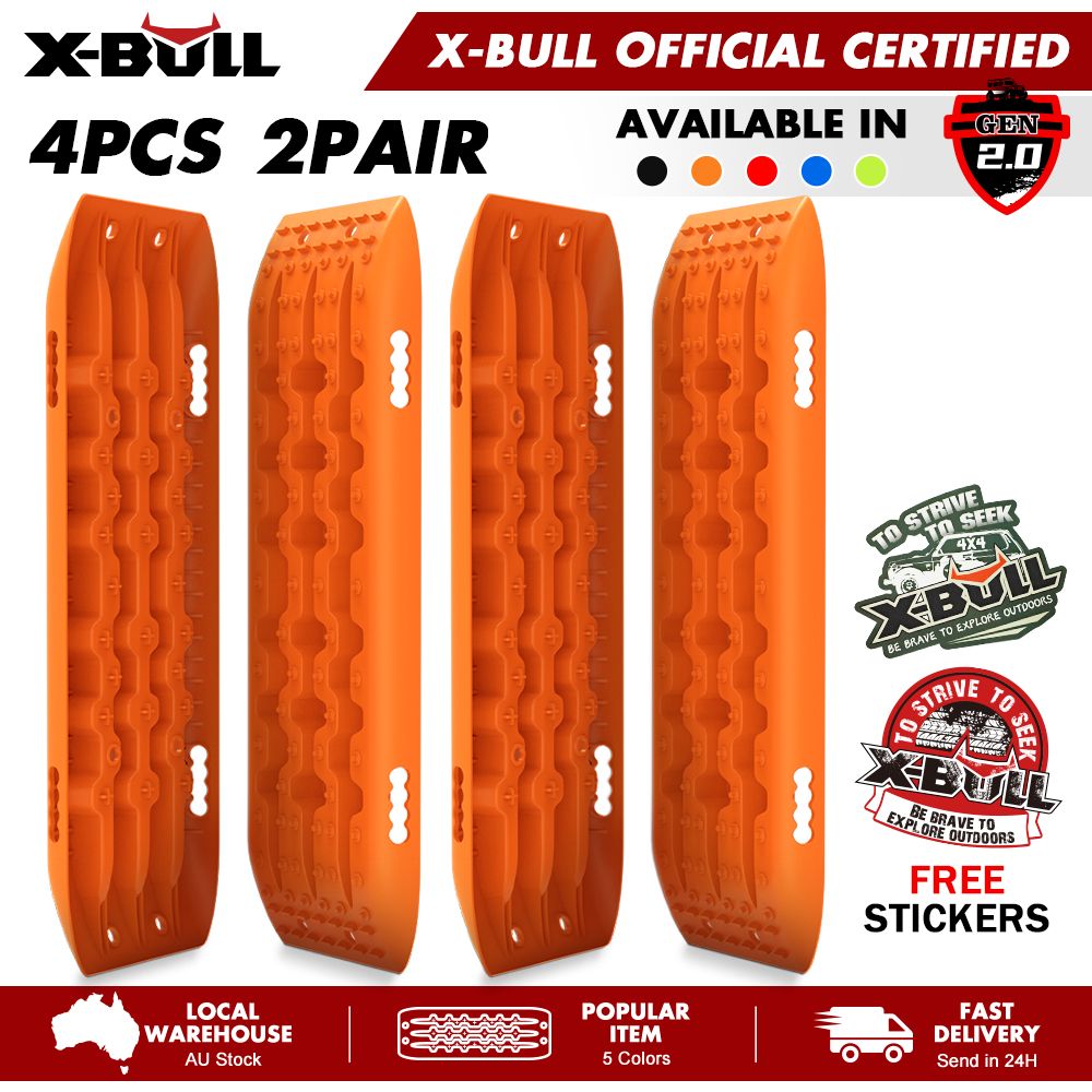 X-BULL Recovery Tracks Sand Track Mud Snow 10T 2 Pairs 4PC 4WD 4X4 Gen 2.0 V211-AUEB-XBST004-2