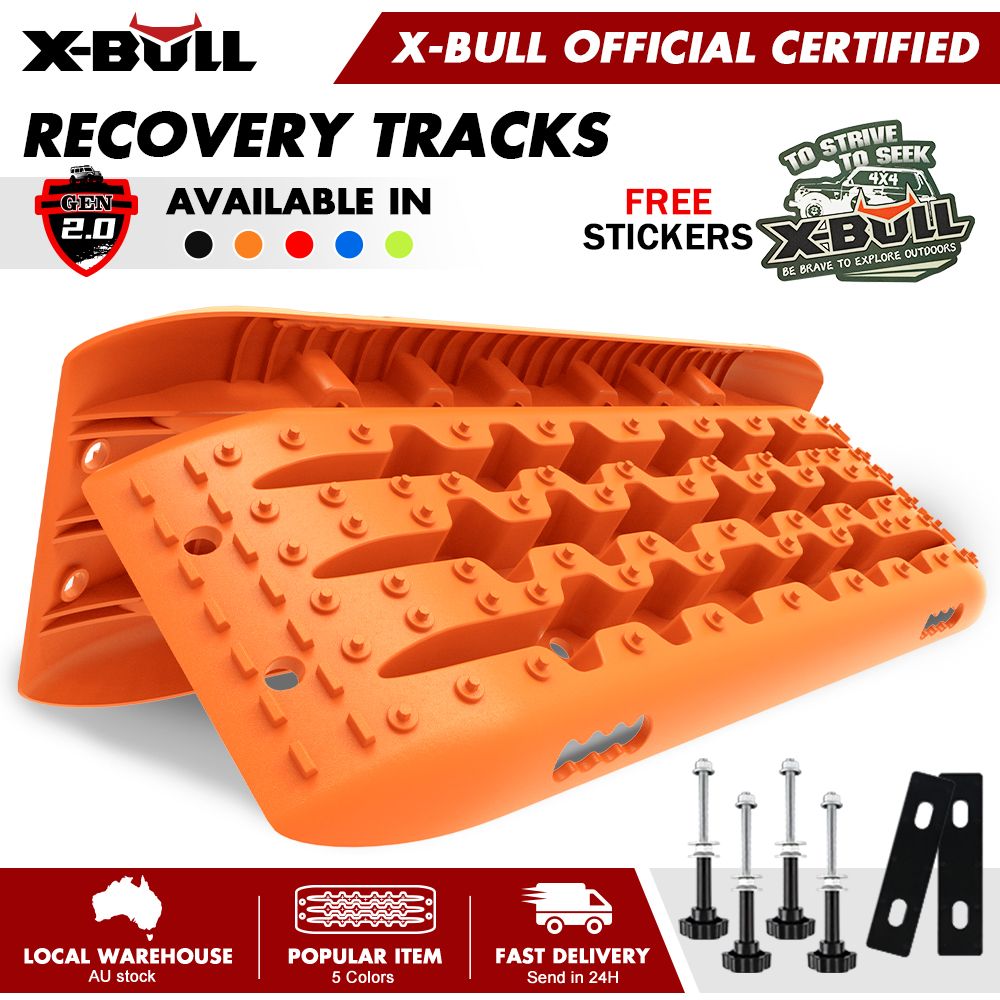 X-BULL Recovery tracks Sand Trucks Offroad With 4PCS Mounting Pins 4WDGen 2.0