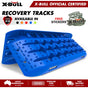 X-BULL Recovery tracks Sand tracks 2pcs Sand / Snow / Mud 10T 4WD Gen 2.0 - blue V211-AUEB-XBST005