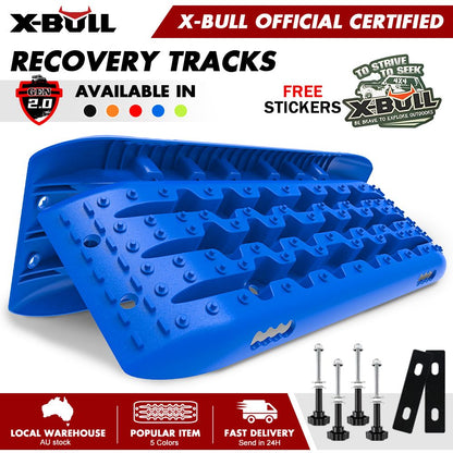 X-BULL Recovery tracks Sand Trucks Offroad With 4PCS Mounting Pins 4WDGen 2.0 - blue V211-AUEB-XBST005-P