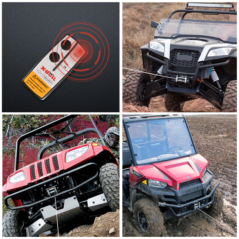 X-BULL 2x Wireless Winch Remote Control 12 Volt 150ft Handset Switch 4wd V211-AUEB-XBWP004