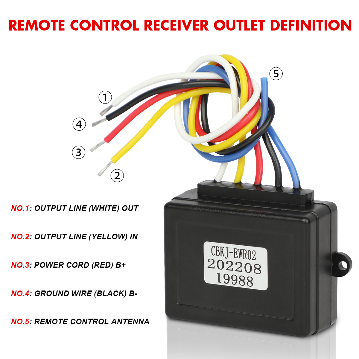X-BULL 2x Wireless Winch Remote Control 12 Volt Handset Switch 150ft 4WD V211-AUEB-XBWP005