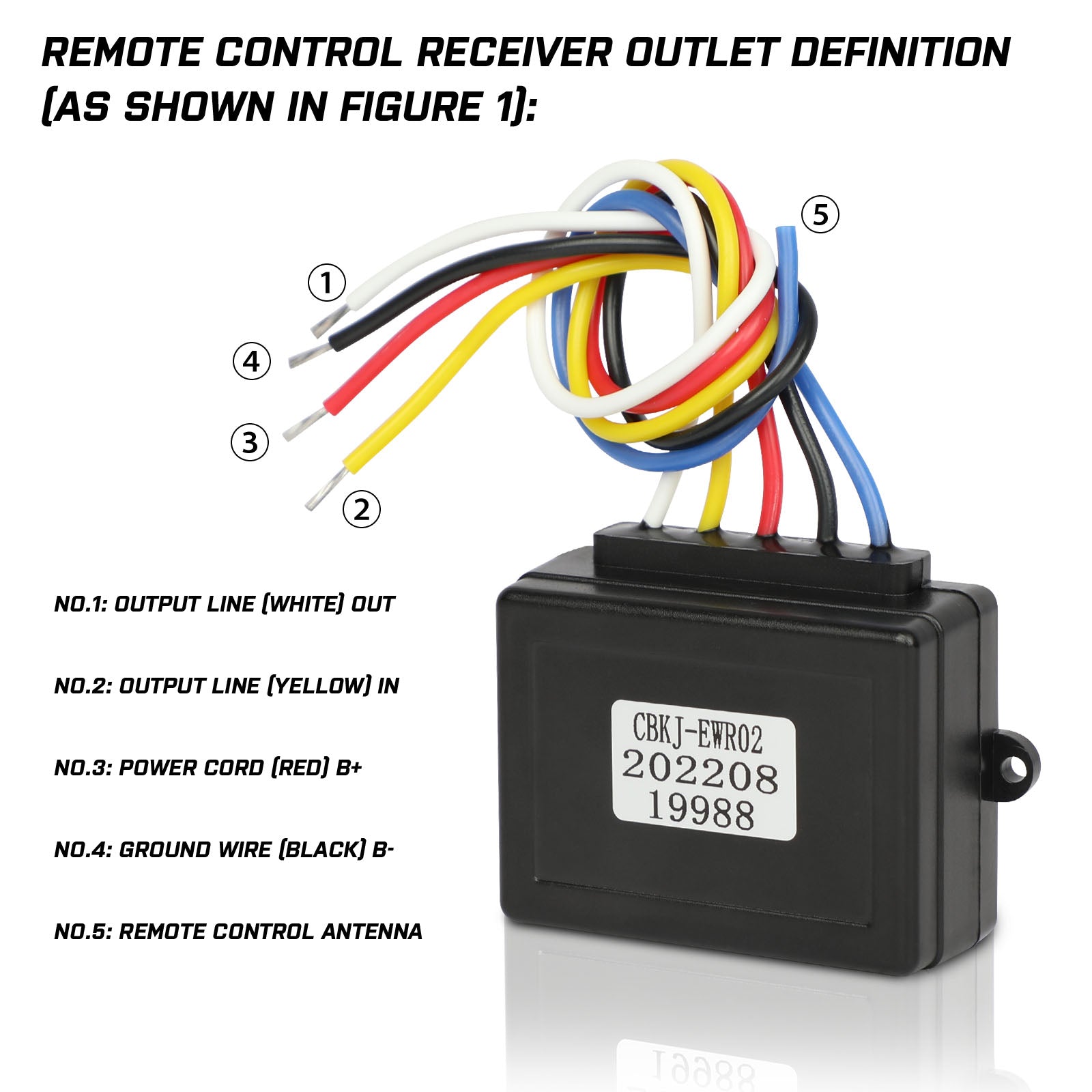 X-BULL 2x Wireless Winch Remote Control 12 Volt Handset Switch 150ft 4WD V211-AUEB-XBWP005