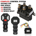 X-BULL Winch Solenoid Relay Wiring Controller 500A 12V and 150ft Wireless Remote V211-AUEB-XBWP005WP013