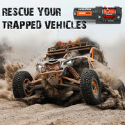ZESUPER 12V Winch 4500LBS Electric Winch ATV Winch Synthetic Rope BOAT Trailer V211-AUEB-ZEEW002