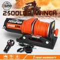 2500LBS Electric Winch Wireless Remote Synthetic Rope Wireless Remote ATV UTV BOAT V211-AUEB-ZEEW005N