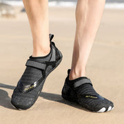 Men Women Water Shoes Barefoot Quick Dry Aqua Sports Shoes - Black Size EU36 = US3.5 V213-01WS-A-G-BLK36