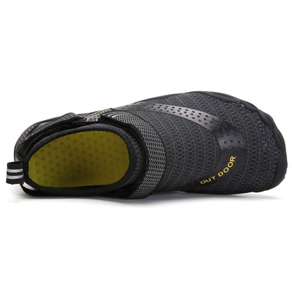Men Women Water Shoes Barefoot Quick Dry Aqua Sports Shoes - Black Size EU36 = US3.5 V213-01WS-A-G-BLK36