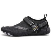Men Women Water Shoes Barefoot Quick Dry Aqua Sports Shoes - Black Size EU36 = US3.5 V213-01WS-A-G-BLK36