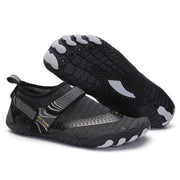 Men Women Water Shoes Barefoot Quick Dry Aqua Sports Shoes - Black Size EU36 = US3.5 V213-01WS-A-G-BLK36