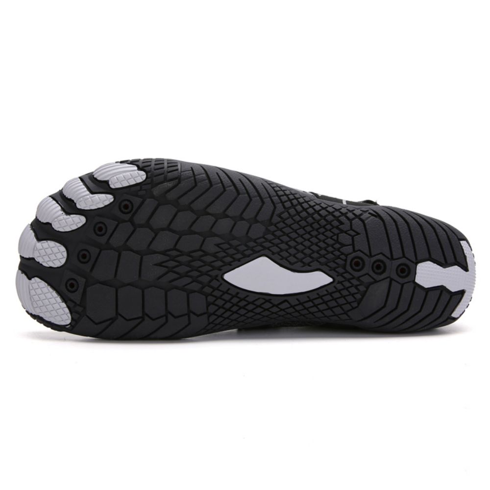 Men Women Water Shoes Barefoot Quick Dry Aqua Sports Shoes - Black Size EU36 = US3.5 V213-01WS-A-G-BLK36